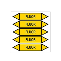 Značení potrubí, fluor